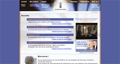 Desktop Screenshot of grouperoysante.ca